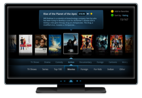 Set-Top Box and TV Content Delivery Applications — Smart TV application