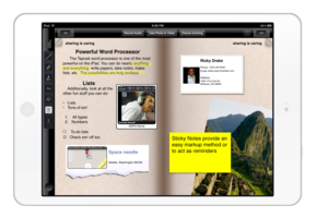 Taposé iPad journal